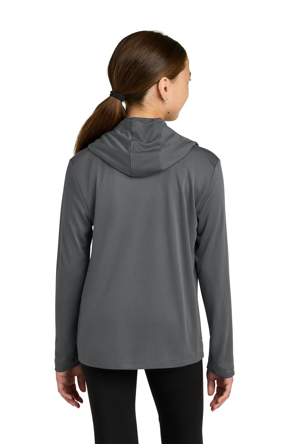 Sport-Tek® Youth Posi-UV® Pro Long Sleeve Hoodie #YST420LSH