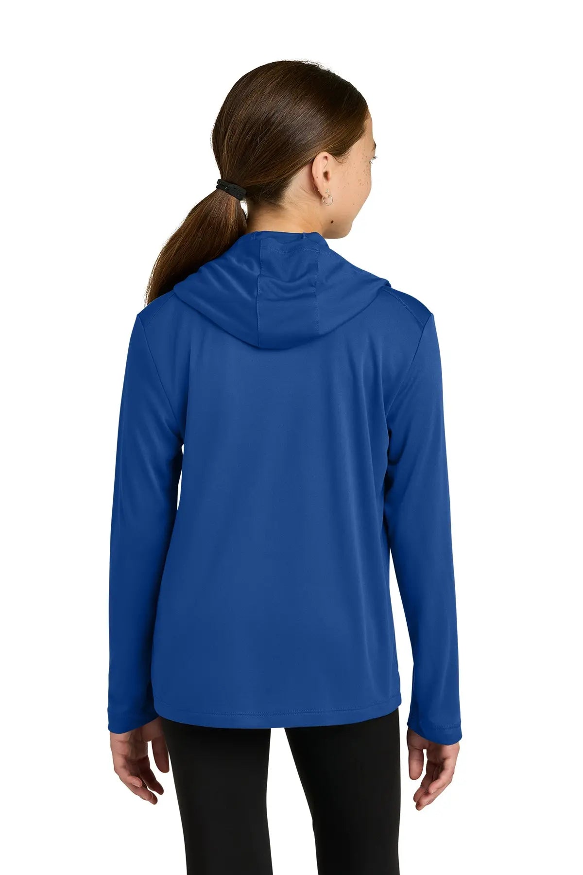 Sport-Tek® Youth Posi-UV® Pro Long Sleeve Hoodie #YST420LSH