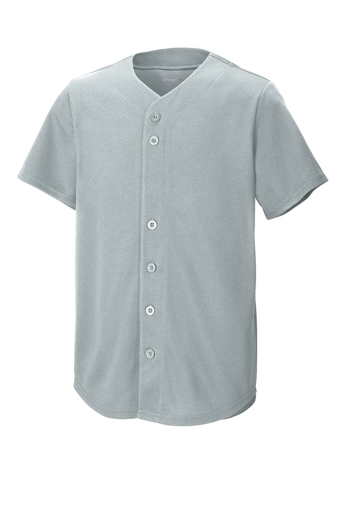 Sport-Tek® Youth PosiCharge® Tough Mesh Full-Button Jersey #YST220
