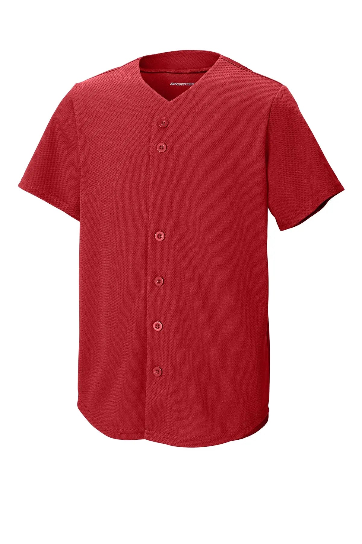 Sport-Tek® Youth PosiCharge® Tough Mesh Full-Button Jersey #YST220