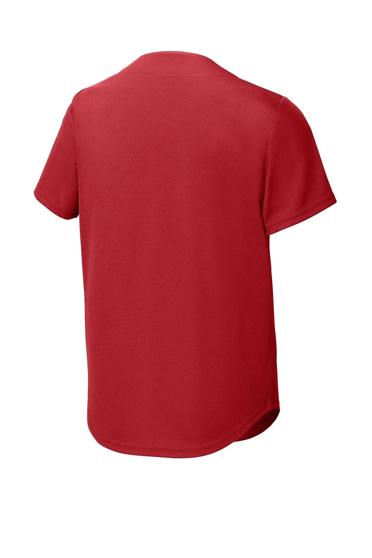 Sport-Tek® Youth PosiCharge® Tough Mesh Full-Button Jersey #YST220