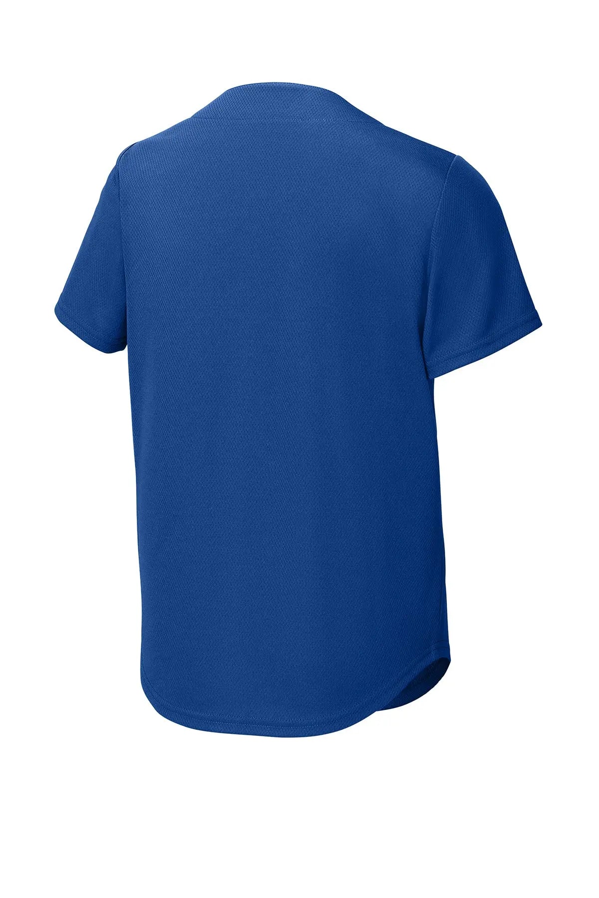 Sport-Tek® Youth PosiCharge® Tough Mesh Full-Button Jersey #YST220
