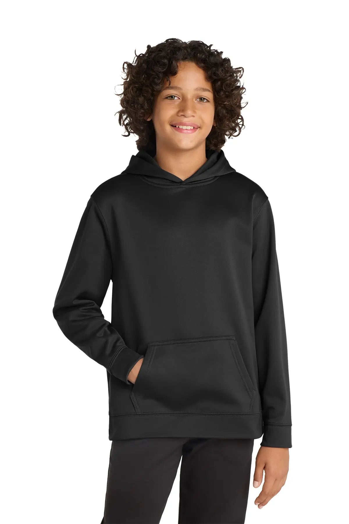 Sport-Tek® Youth Sport-Wick® Fleece Hooded Pullover #YST244