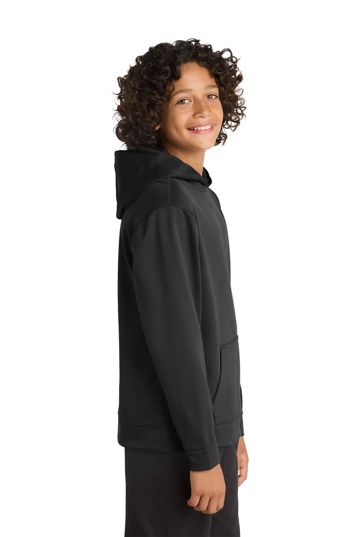 Sport-Tek® Youth Sport-Wick® Fleece Hooded Pullover #YST244
