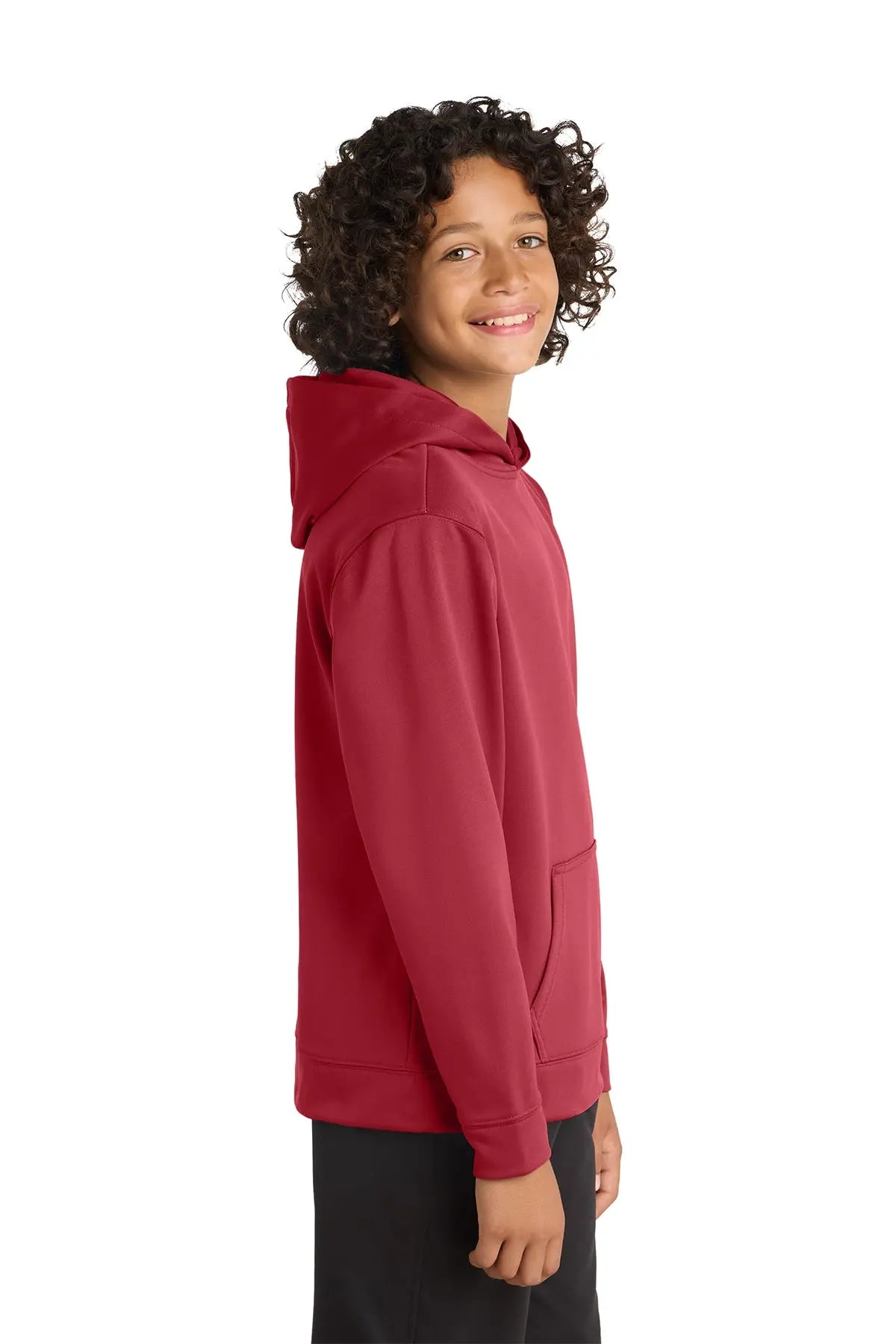 Sport-Tek® Youth Sport-Wick® Fleece Hooded Pullover #YST244