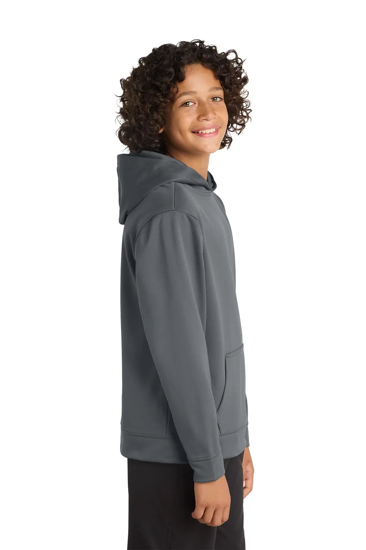 Sport-Tek® Youth Sport-Wick® Fleece Hooded Pullover #YST244
