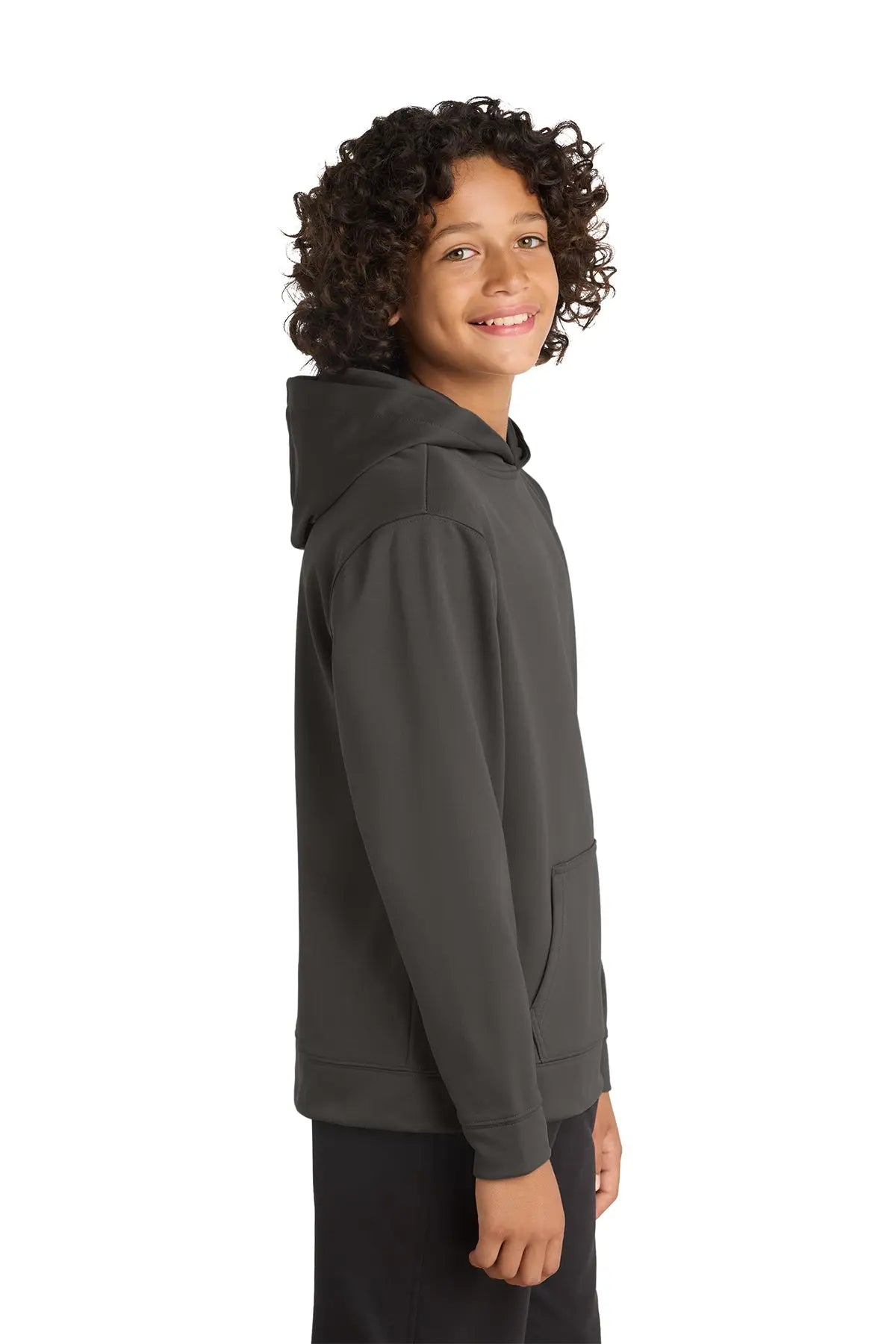 Sport-Tek® Youth Sport-Wick® Fleece Hooded Pullover #YST244