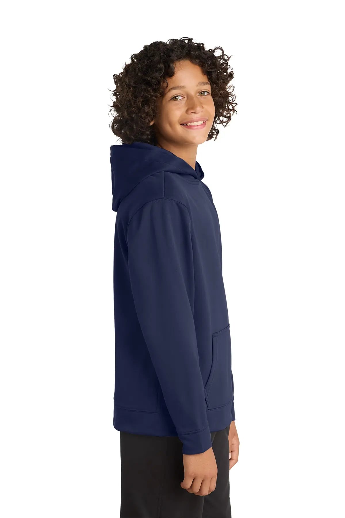Sport-Tek® Youth Sport-Wick® Fleece Hooded Pullover #YST244
