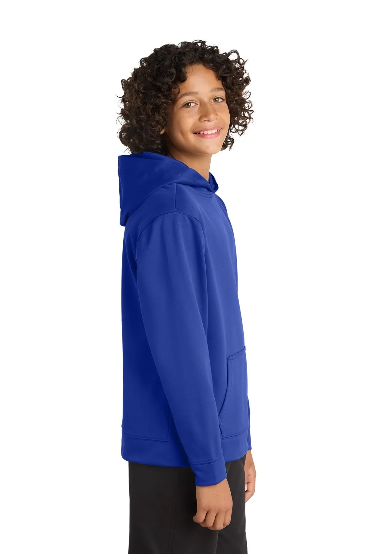 Sport-Tek® Youth Sport-Wick® Fleece Hooded Pullover #YST244