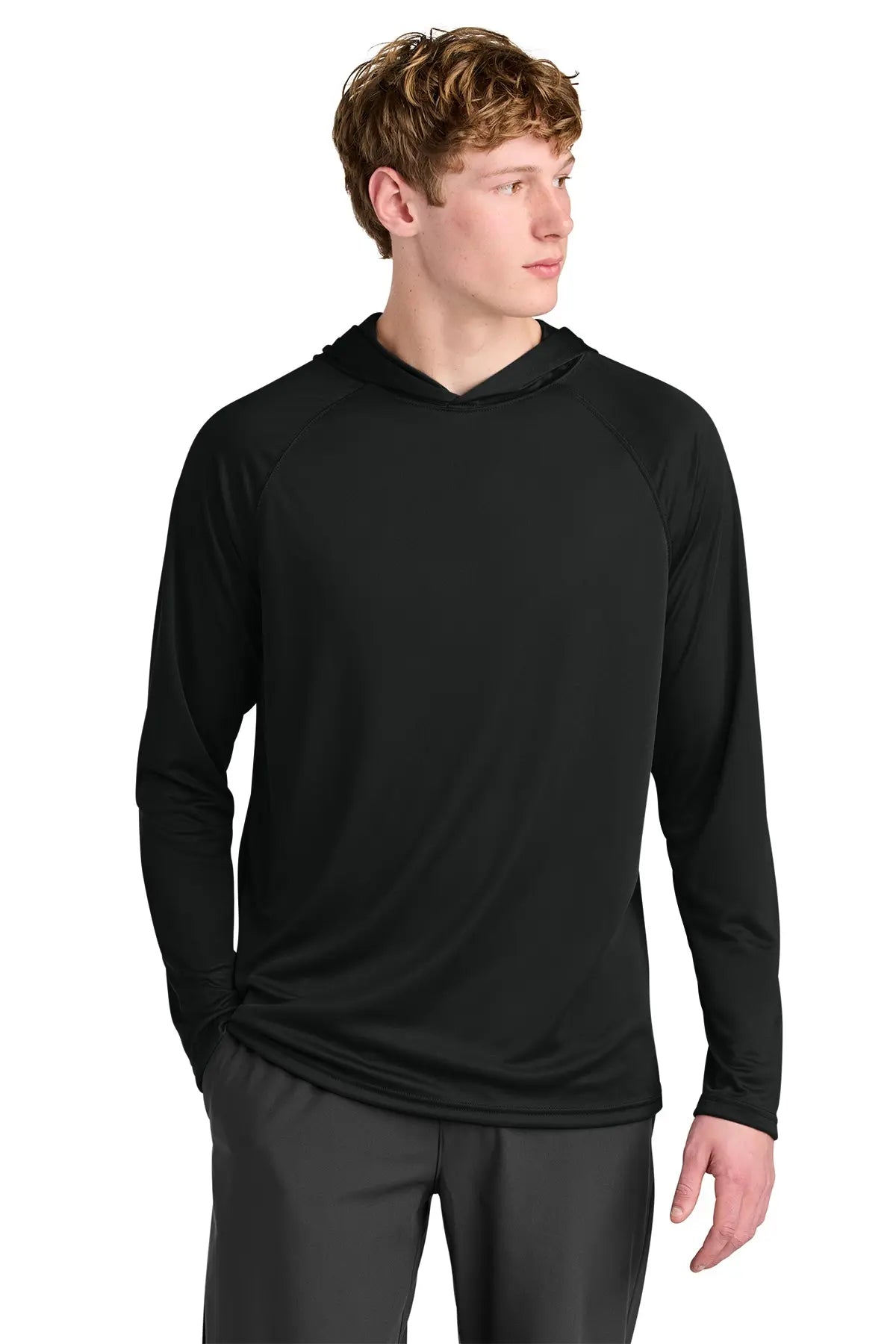 A4 Cooling Performance Long Sleeve Hooded Tee #A4N3409