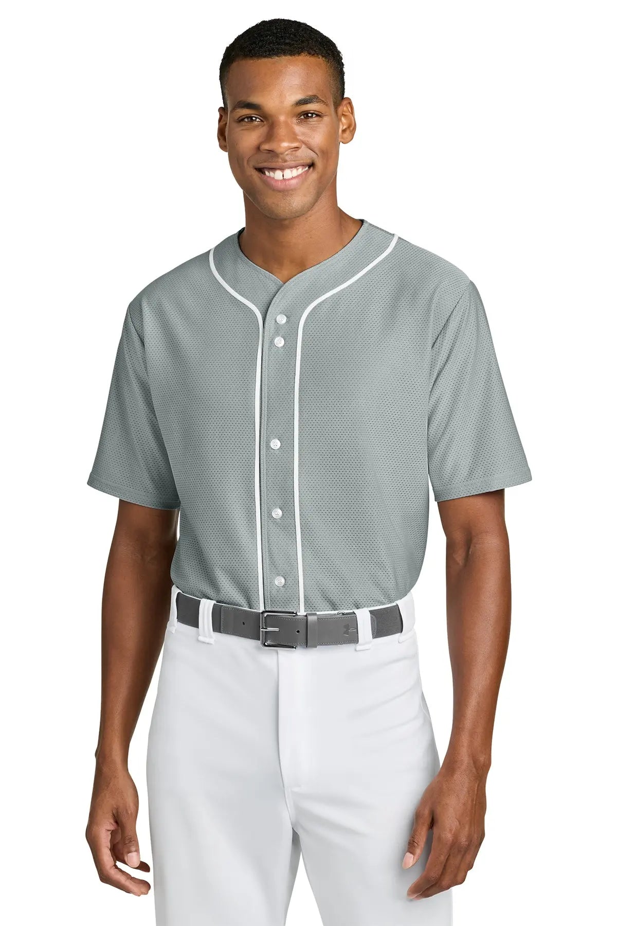 A4 Short Sleeve Full-Button Baseball Top #A4N4184