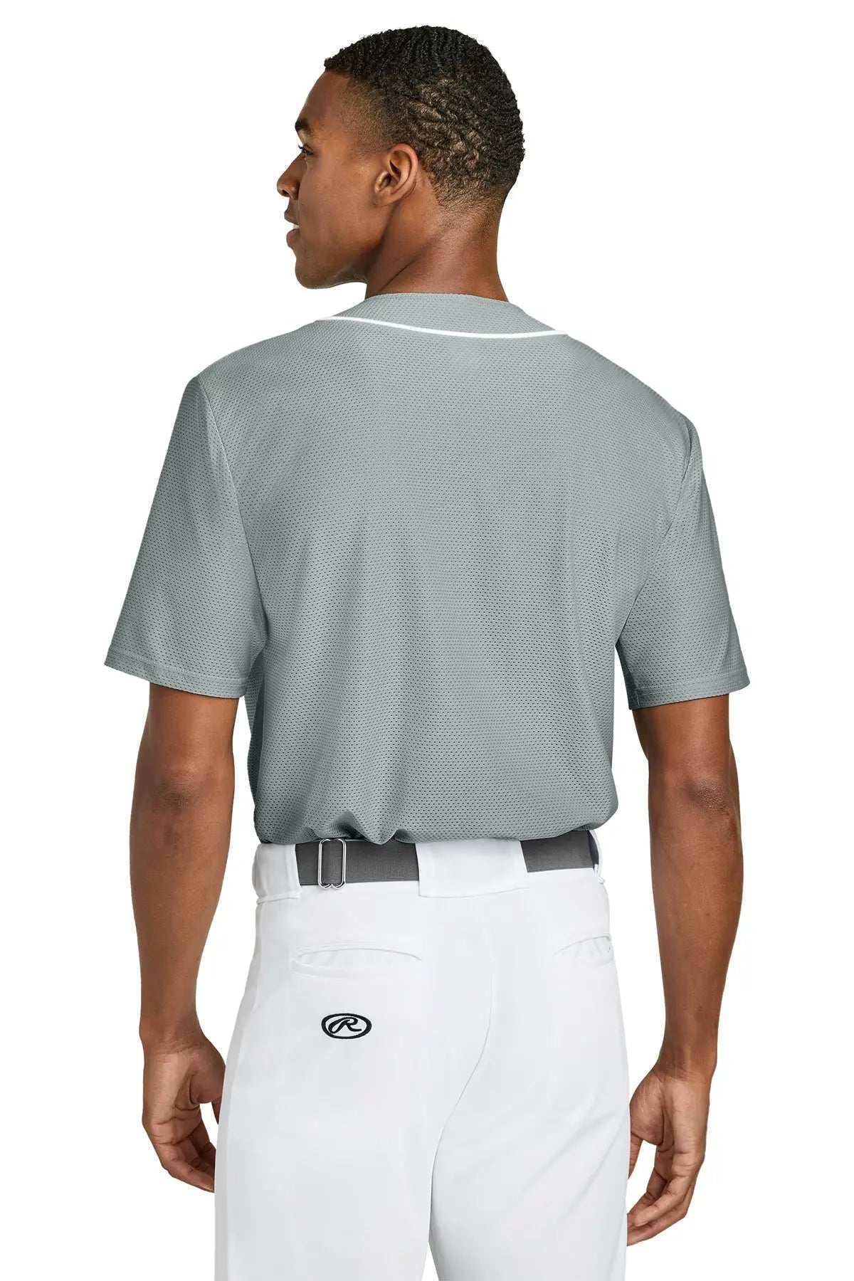 A4 Short Sleeve Full-Button Baseball Top #A4N4184