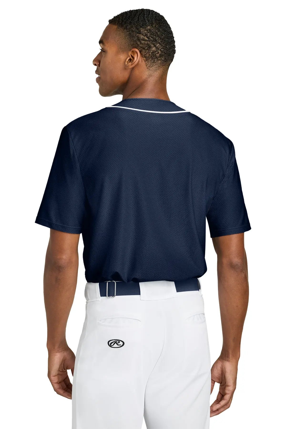 A4 Short Sleeve Full-Button Baseball Top #A4N4184