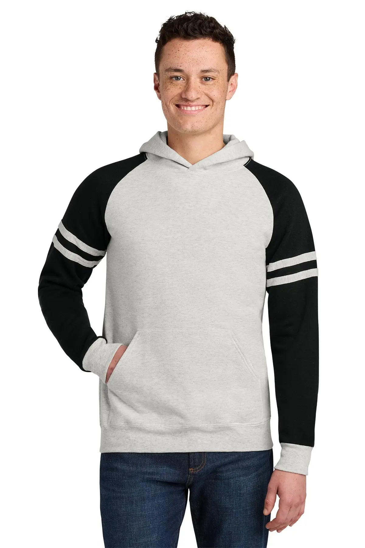 Jerzees® Unisex NuBlend® Varsity Colorblock Hooded Sweatshirt #97C