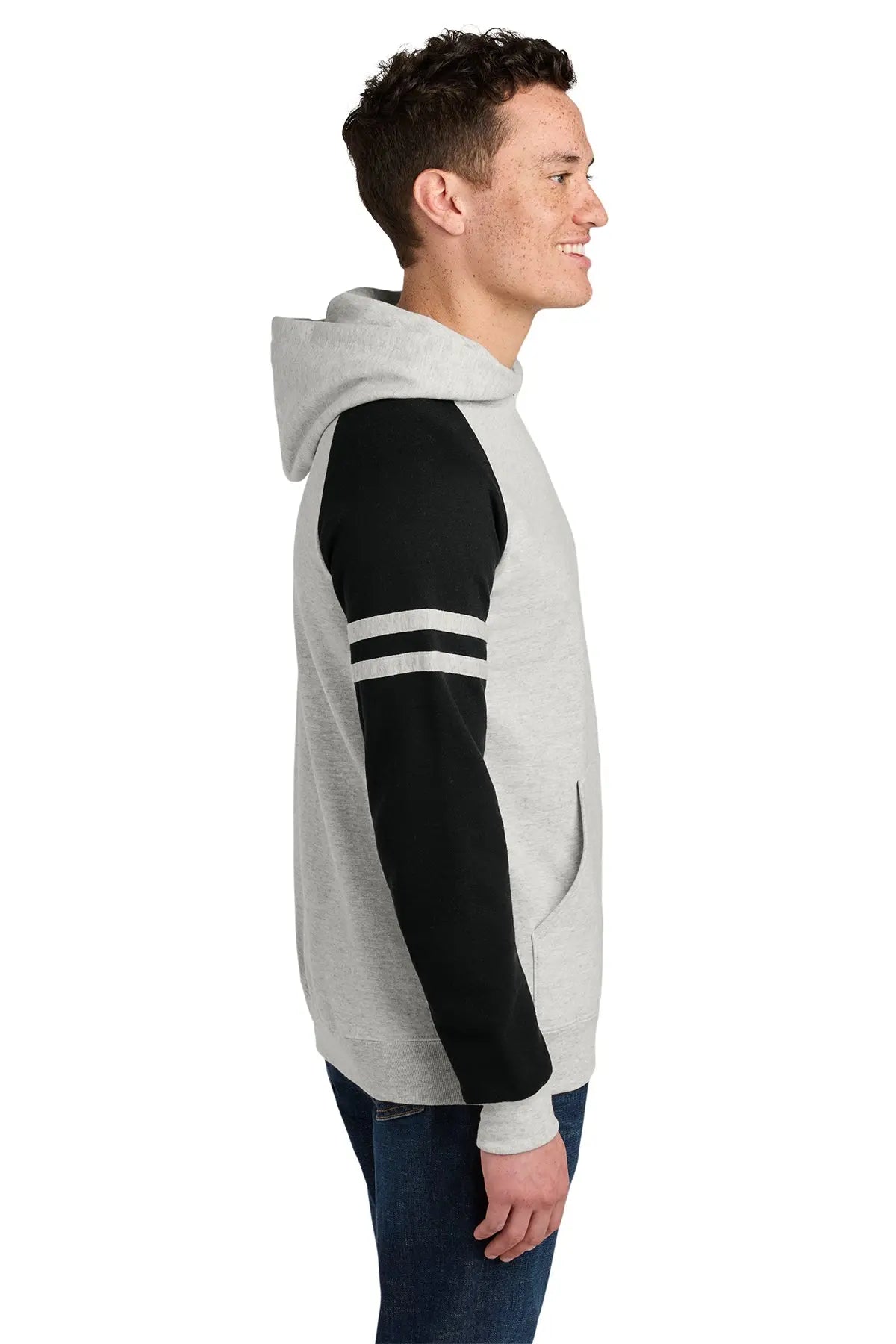 Jerzees® Unisex NuBlend® Varsity Colorblock Hooded Sweatshirt #97C