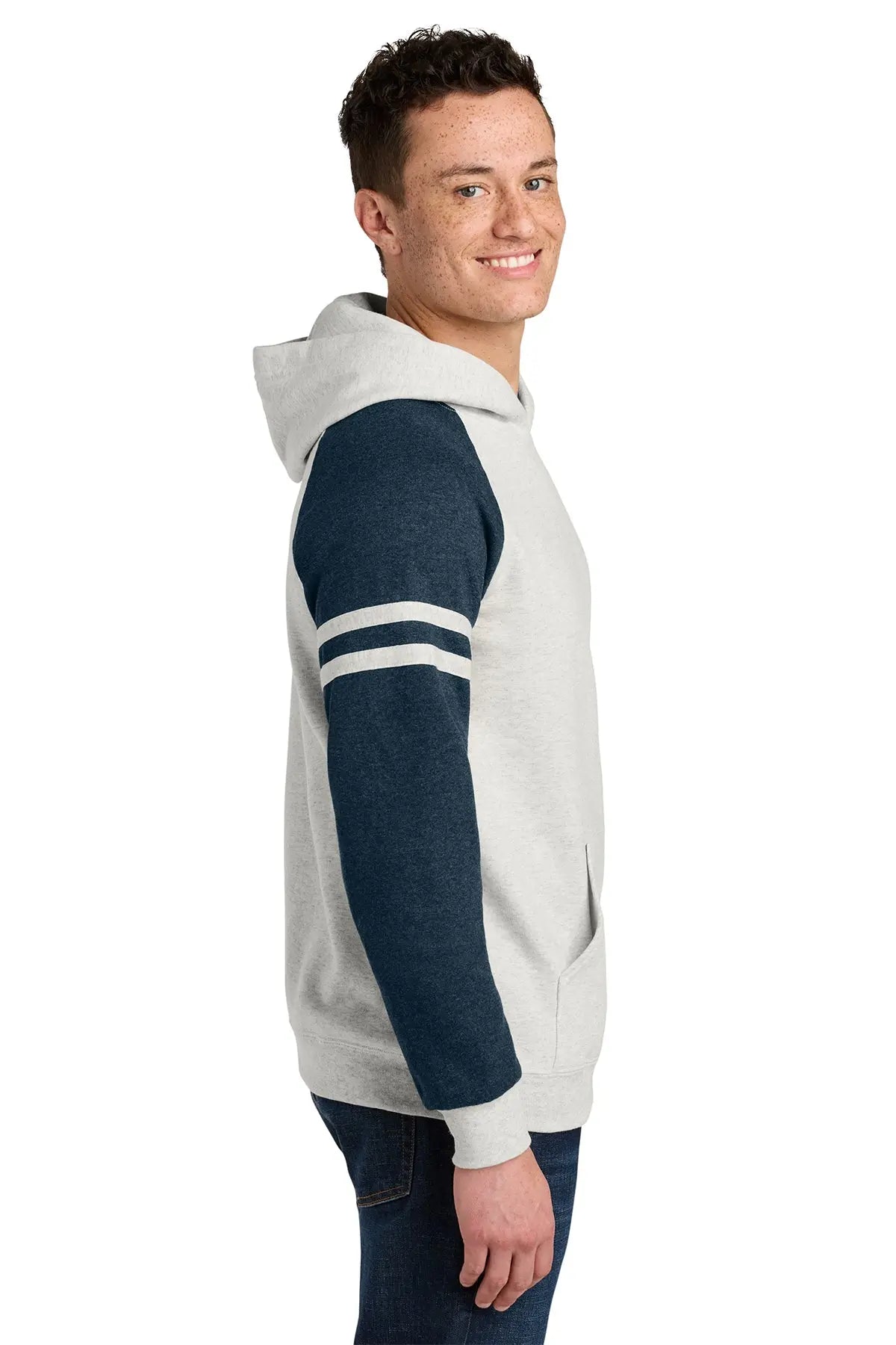 Jerzees® Unisex NuBlend® Varsity Colorblock Hooded Sweatshirt #97C