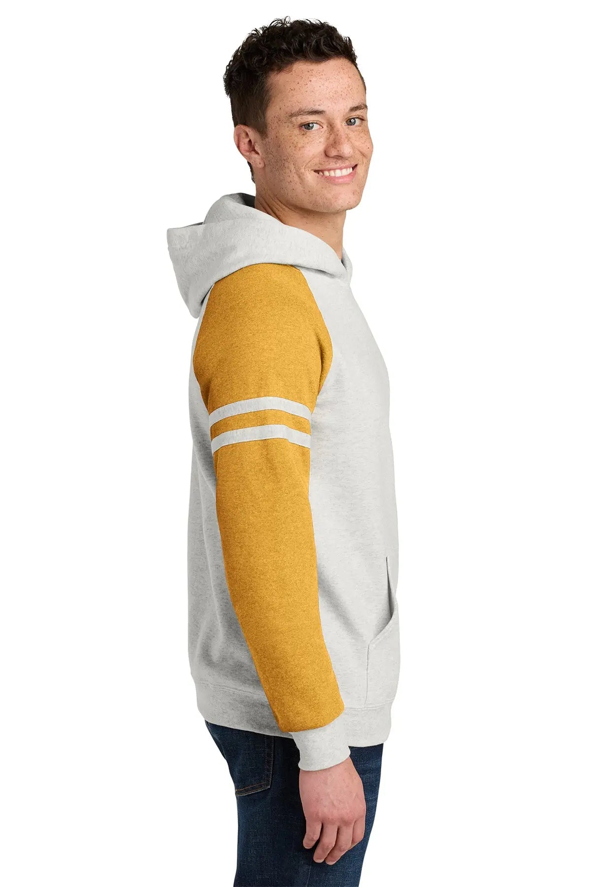 Jerzees® Unisex NuBlend® Varsity Colorblock Hooded Sweatshirt #97C