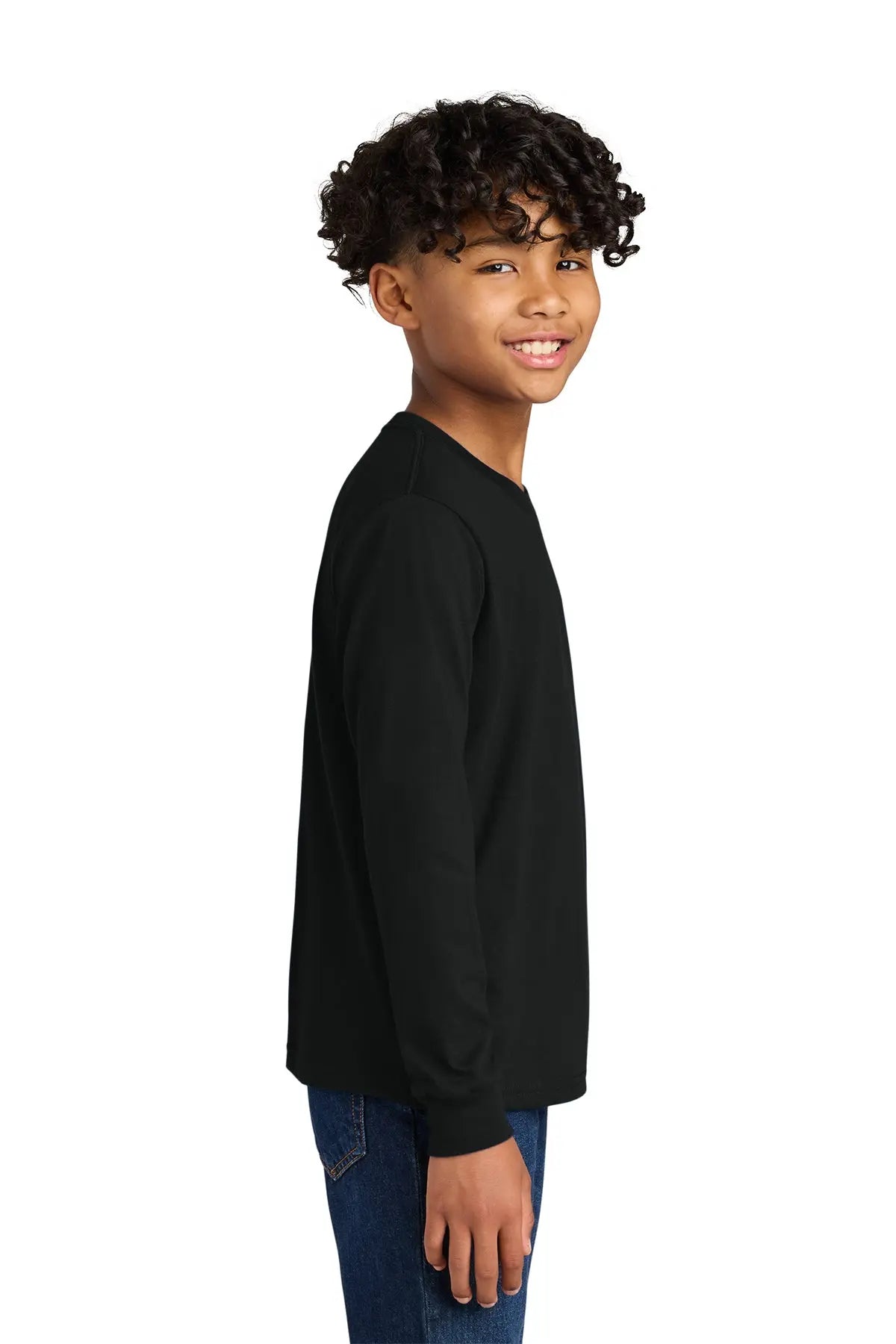 Next Level Apparel® Youth Cotton Long Sleeve Tee #NL3311