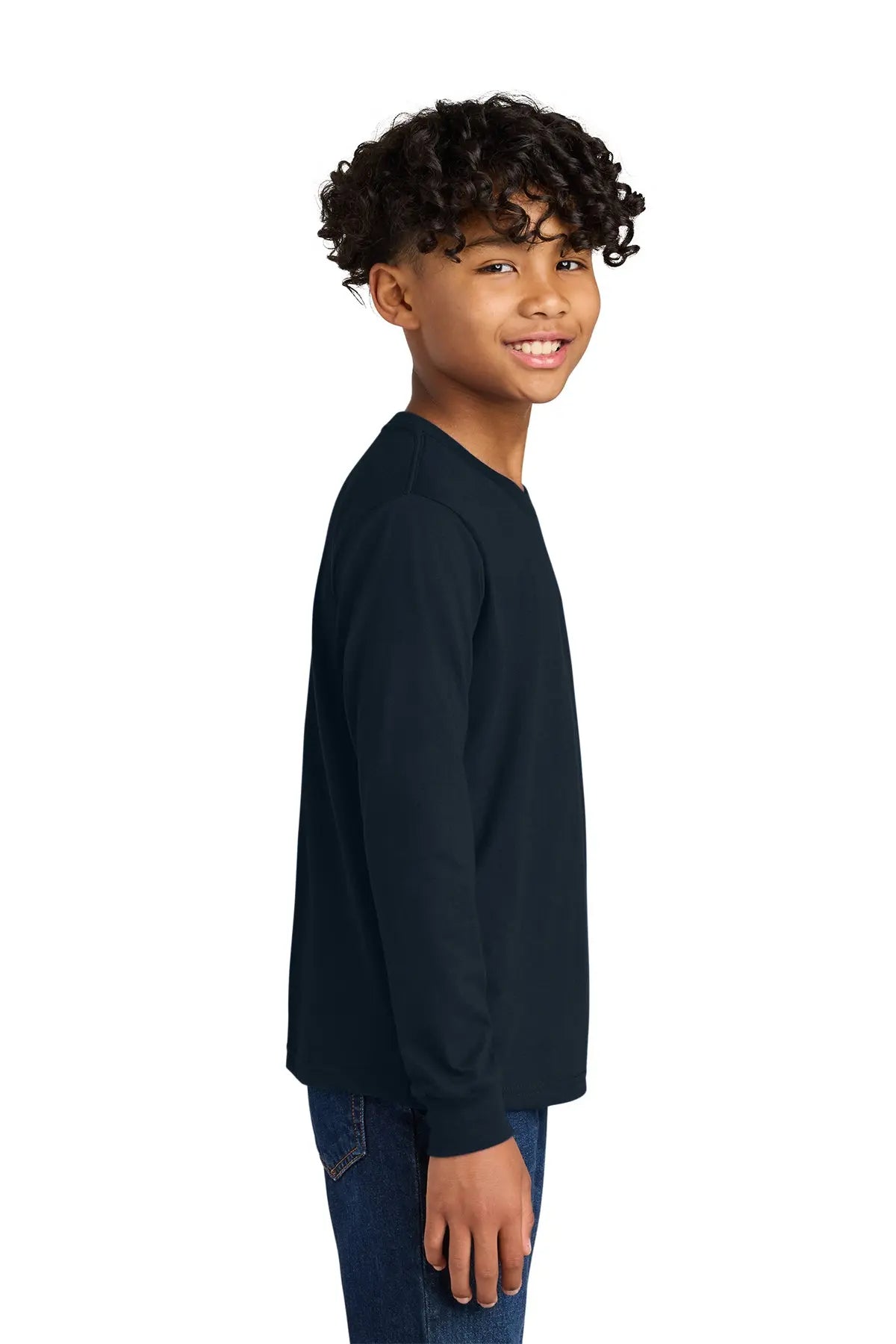 Next Level Apparel® Youth Cotton Long Sleeve Tee #NL3311