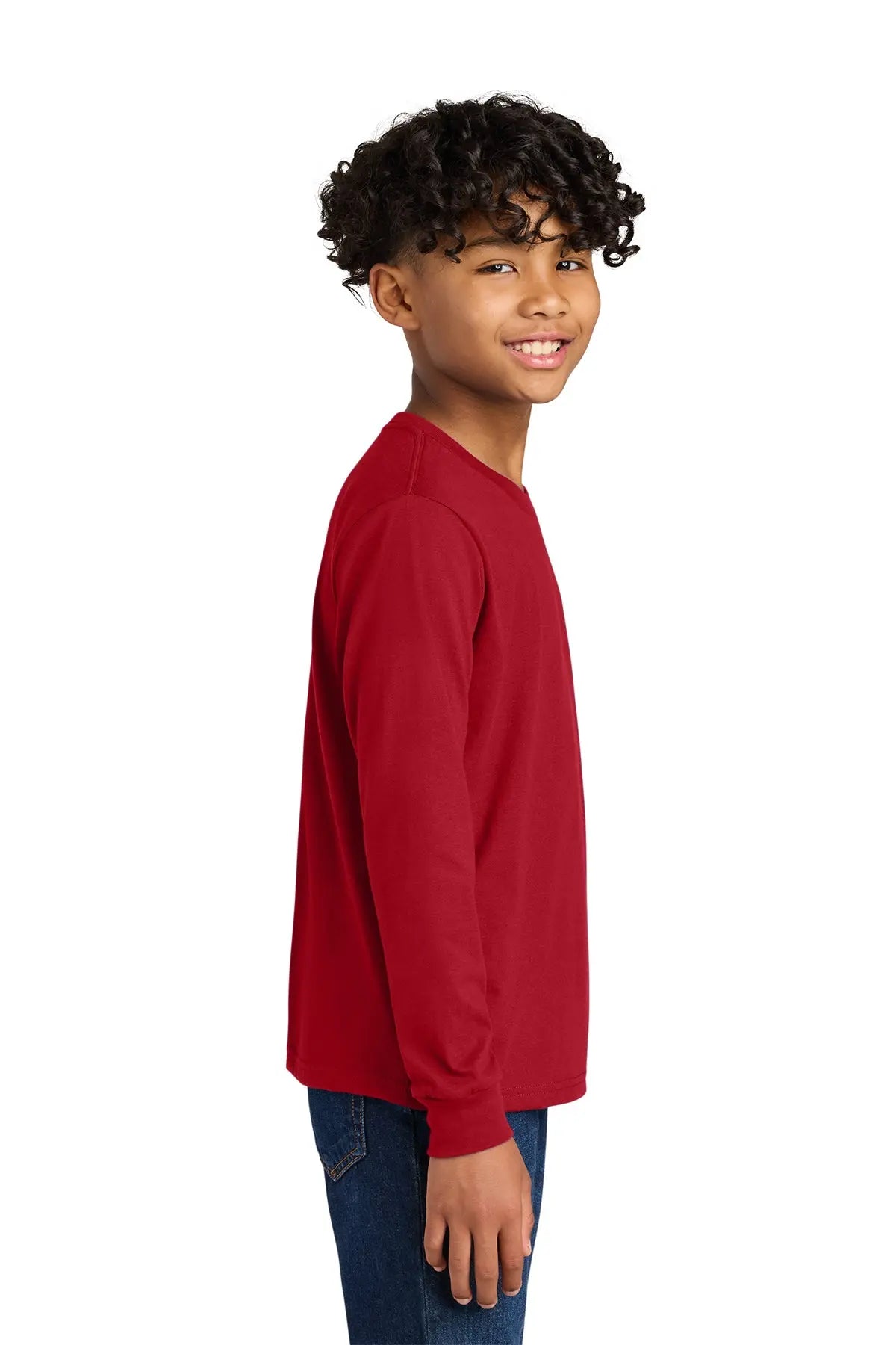Next Level Apparel® Youth Cotton Long Sleeve Tee #NL3311