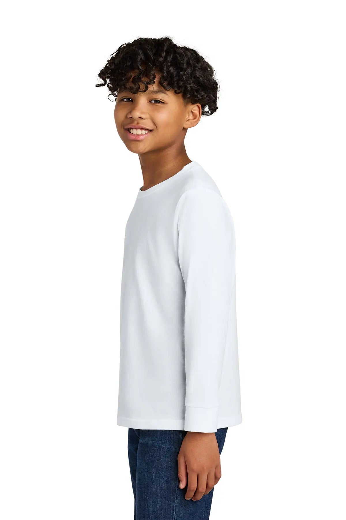 Next Level Apparel® Youth Cotton Long Sleeve Tee #NL3311