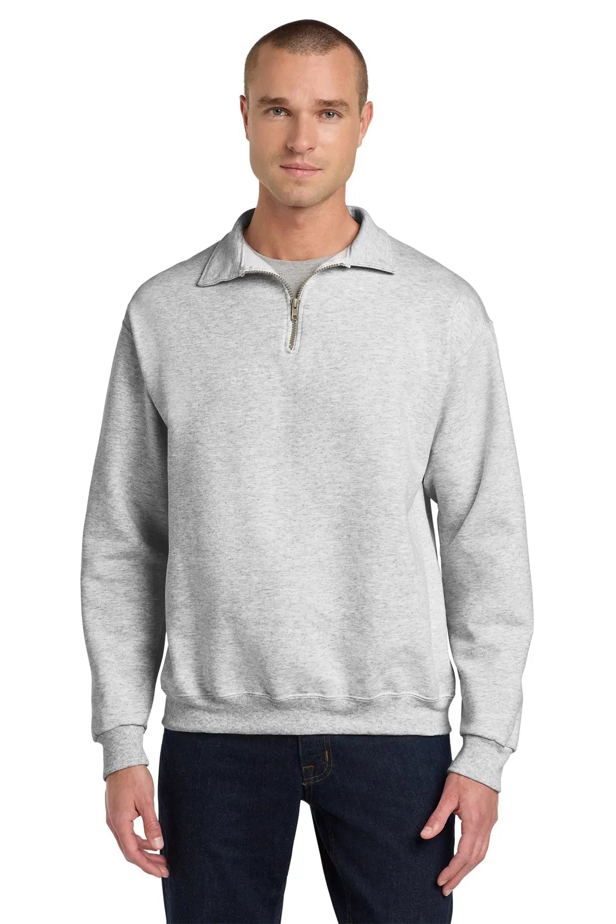 Jerzees® Super Sweats® NuBlend® 1/4-Zip Sweatshirt with Cadet Collar #4528M Game Over Merch