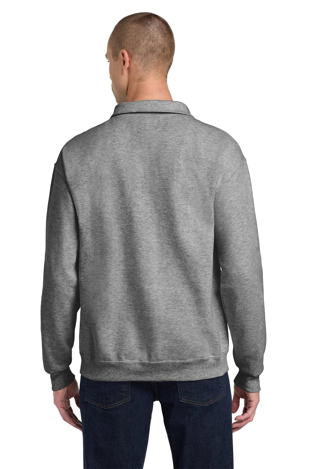 Jerzees® Super Sweats® NuBlend® 1/4-Zip Sweatshirt with Cadet Collar #4528M Game Over Merch