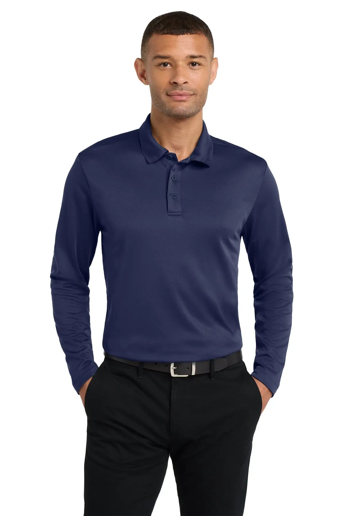 Port Authority® Silk Touch™ Performance Long Sleeve Polo #K540LSGame Over Merch