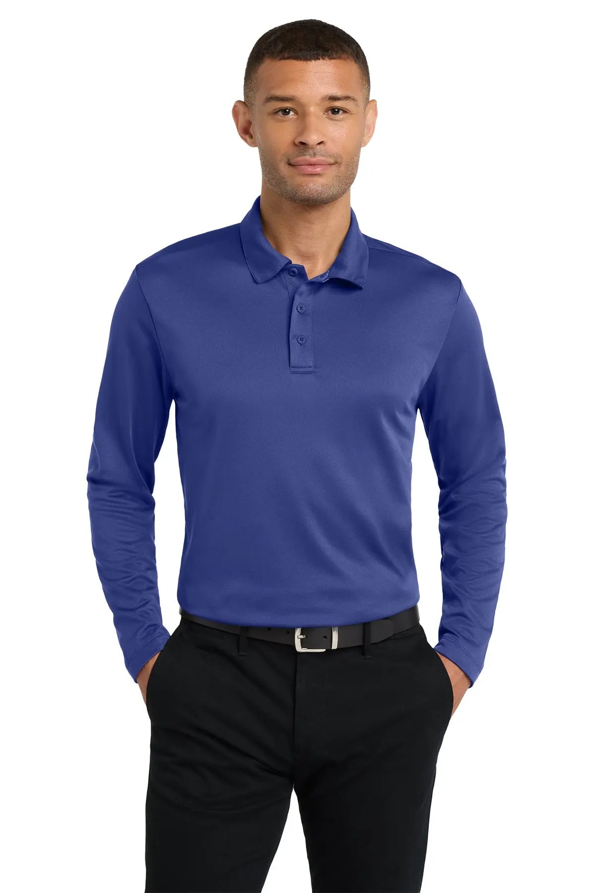 Port Authority® Silk Touch™ Performance Long Sleeve Polo #K540LSGame Over Merch