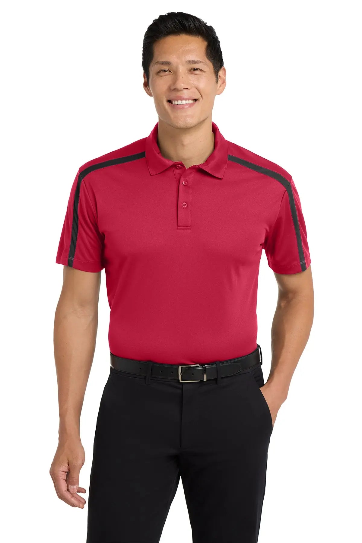 Port Authority® Silk Touch™ Performance Colorblock Stripe Polo #K547Game Over Merch