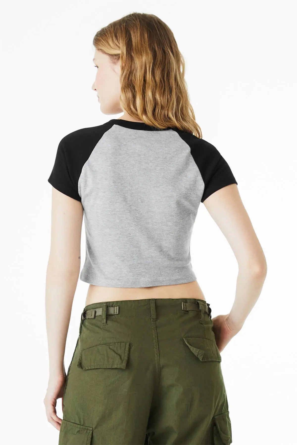 BELLA+CANVAS® Women’s Micro Rib Raglan Baby Tee #BC1201