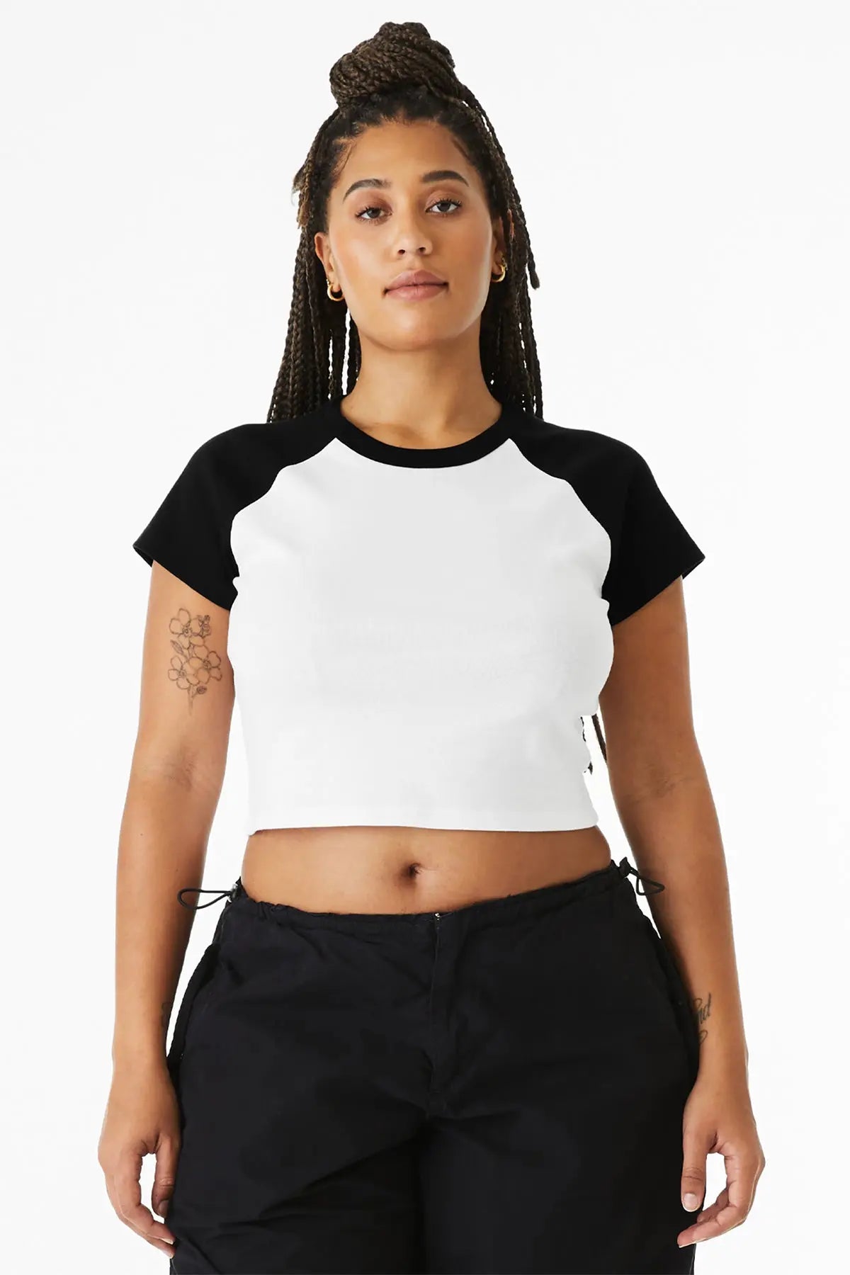 BELLA+CANVAS® Women’s Micro Rib Raglan Baby Tee #BC1201