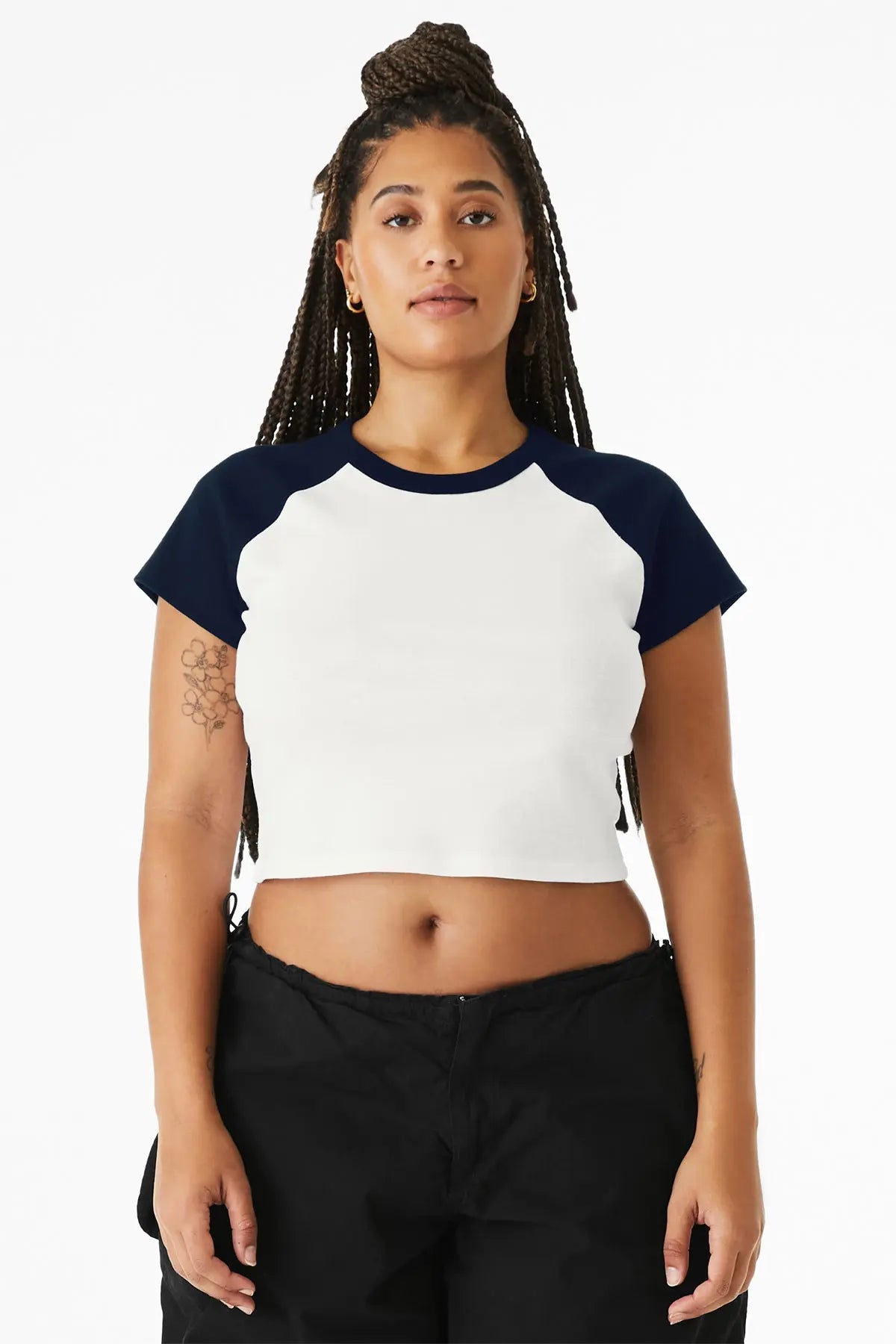 BELLA+CANVAS® Women’s Micro Rib Raglan Baby Tee #BC1201
