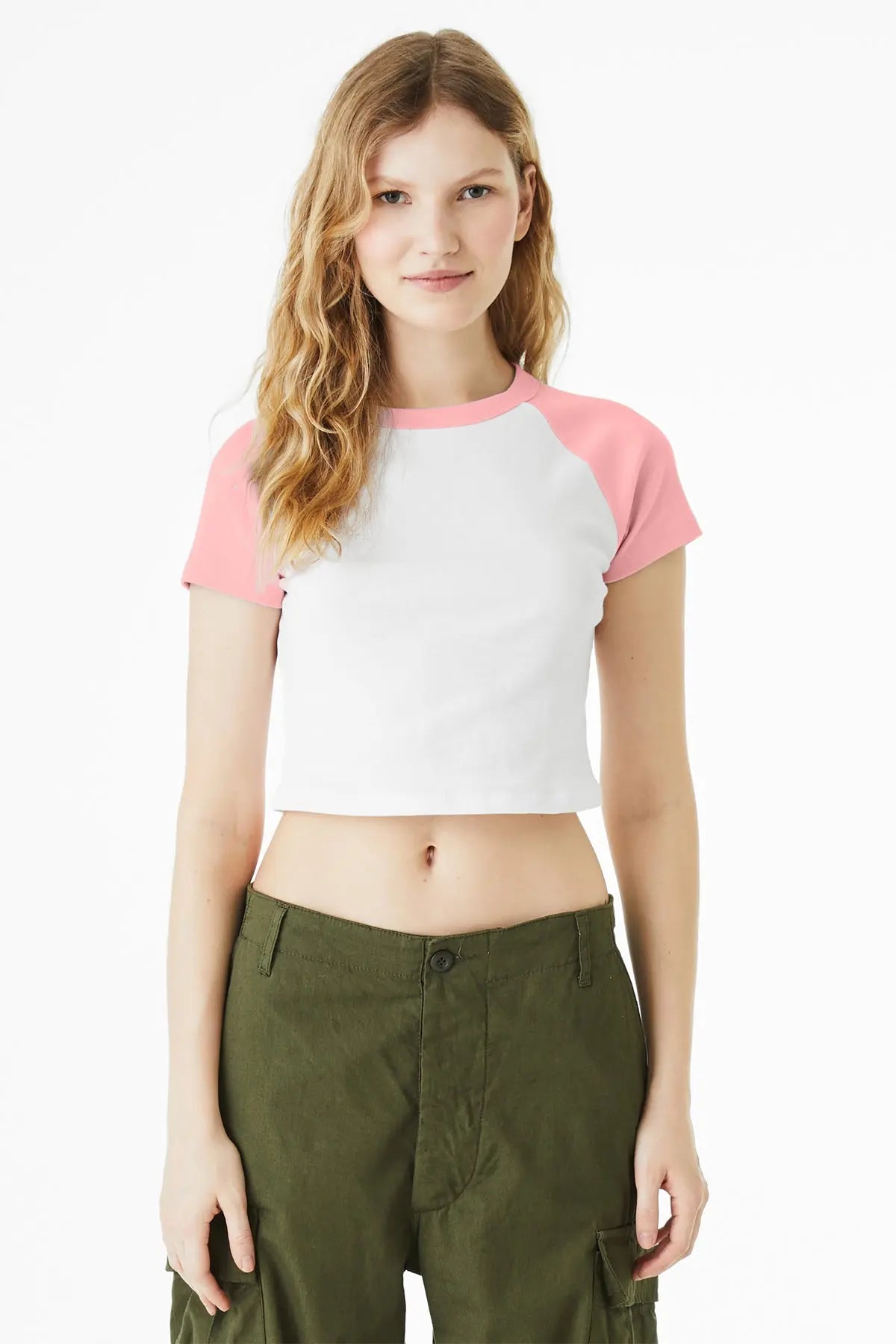 BELLA+CANVAS® Women’s Micro Rib Raglan Baby Tee #BC1201