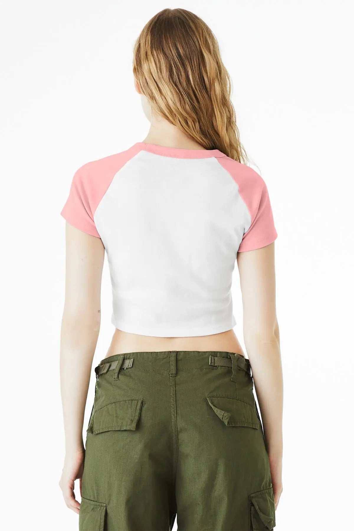 BELLA+CANVAS® Women’s Micro Rib Raglan Baby Tee #BC1201