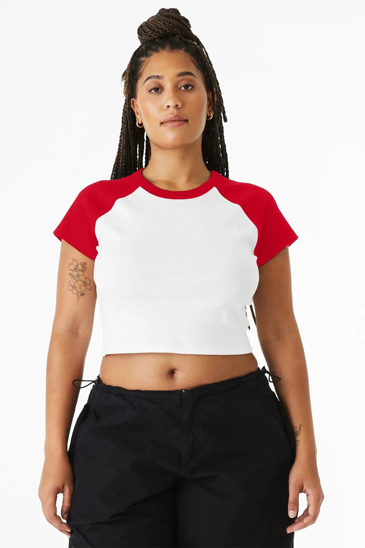 BELLA+CANVAS® Women’s Micro Rib Raglan Baby Tee #BC1201