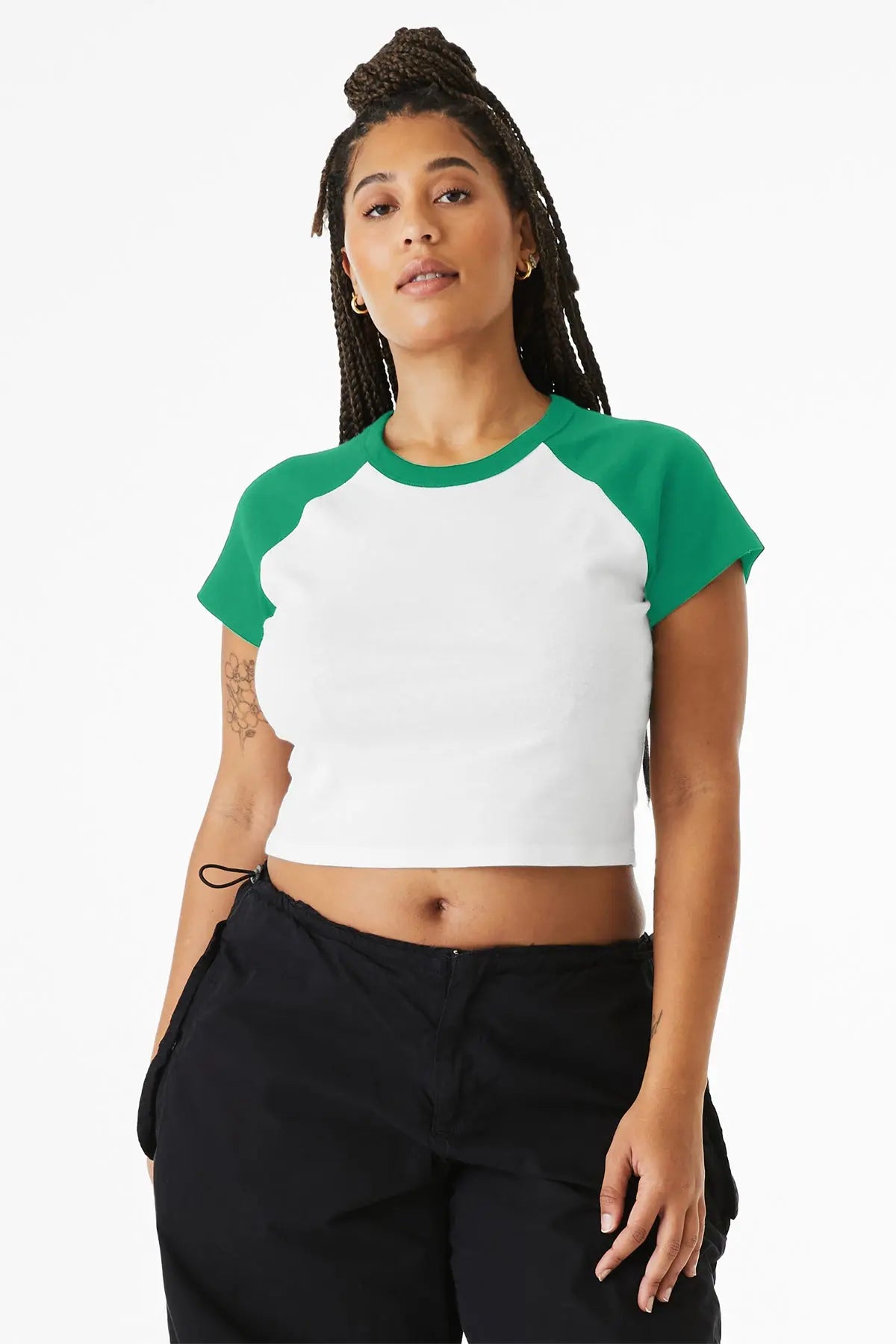 BELLA+CANVAS® Women’s Micro Rib Raglan Baby Tee #BC1201