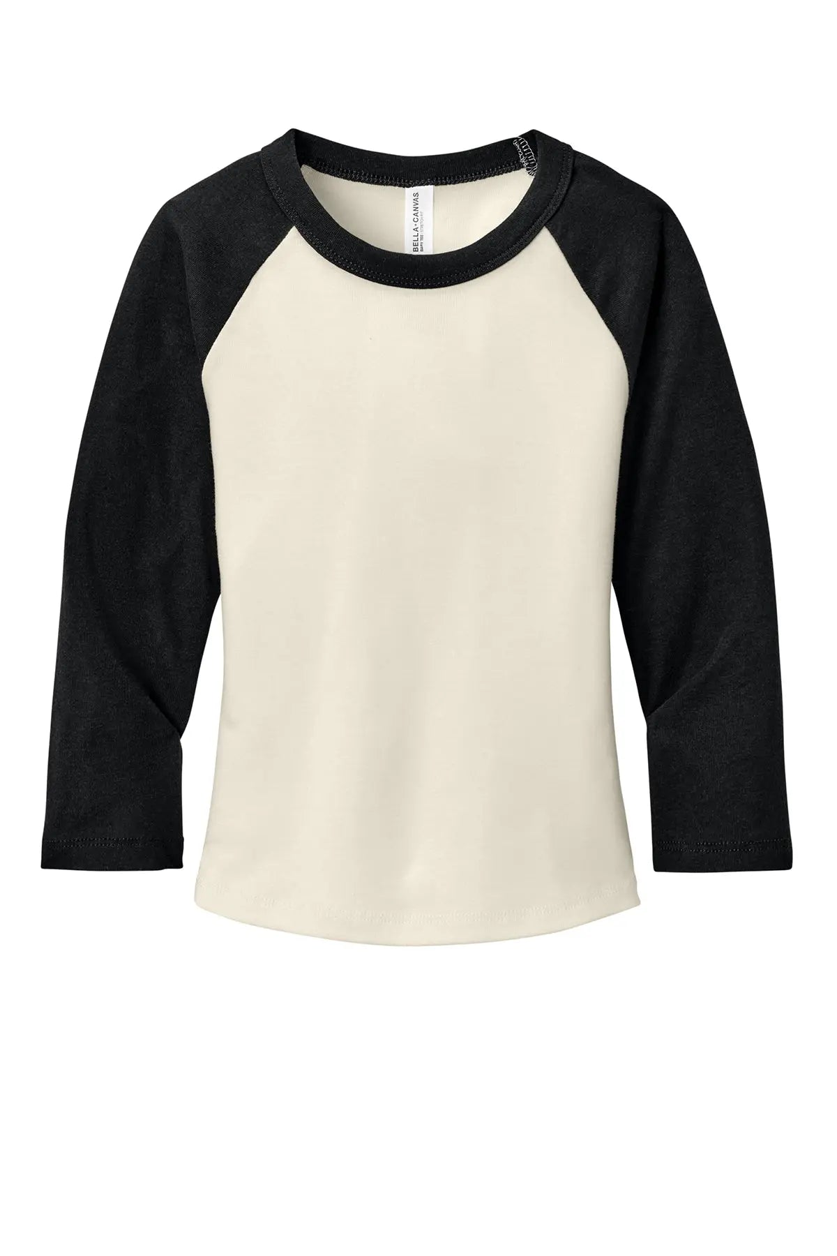 BELLA+CANVAS® Women’s Micro Rib 3/4 Raglan Baby Tee #BC1200