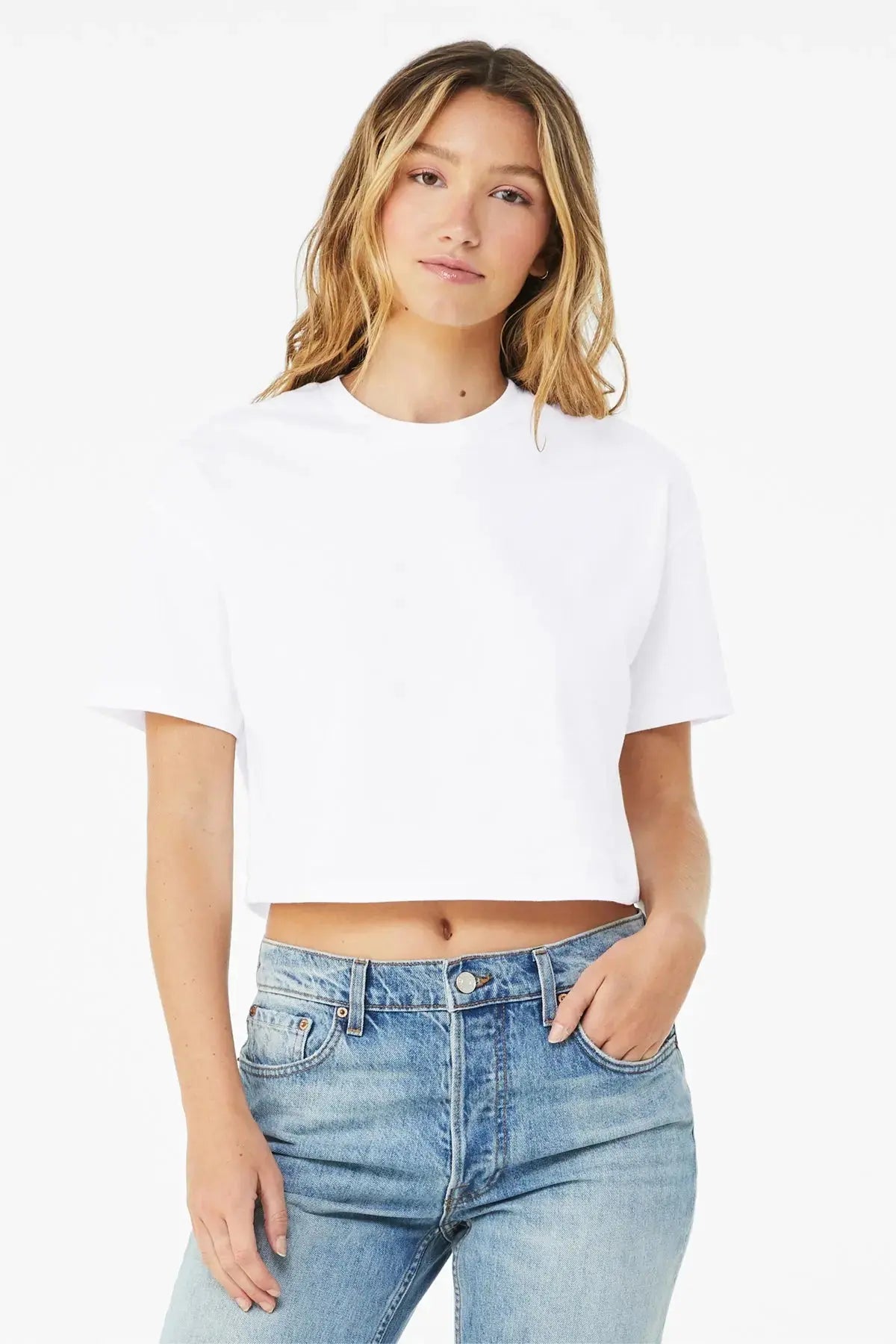 BELLA+CANVAS® Women’s Jersey Crop Tee #BC6482 Game Over Merch