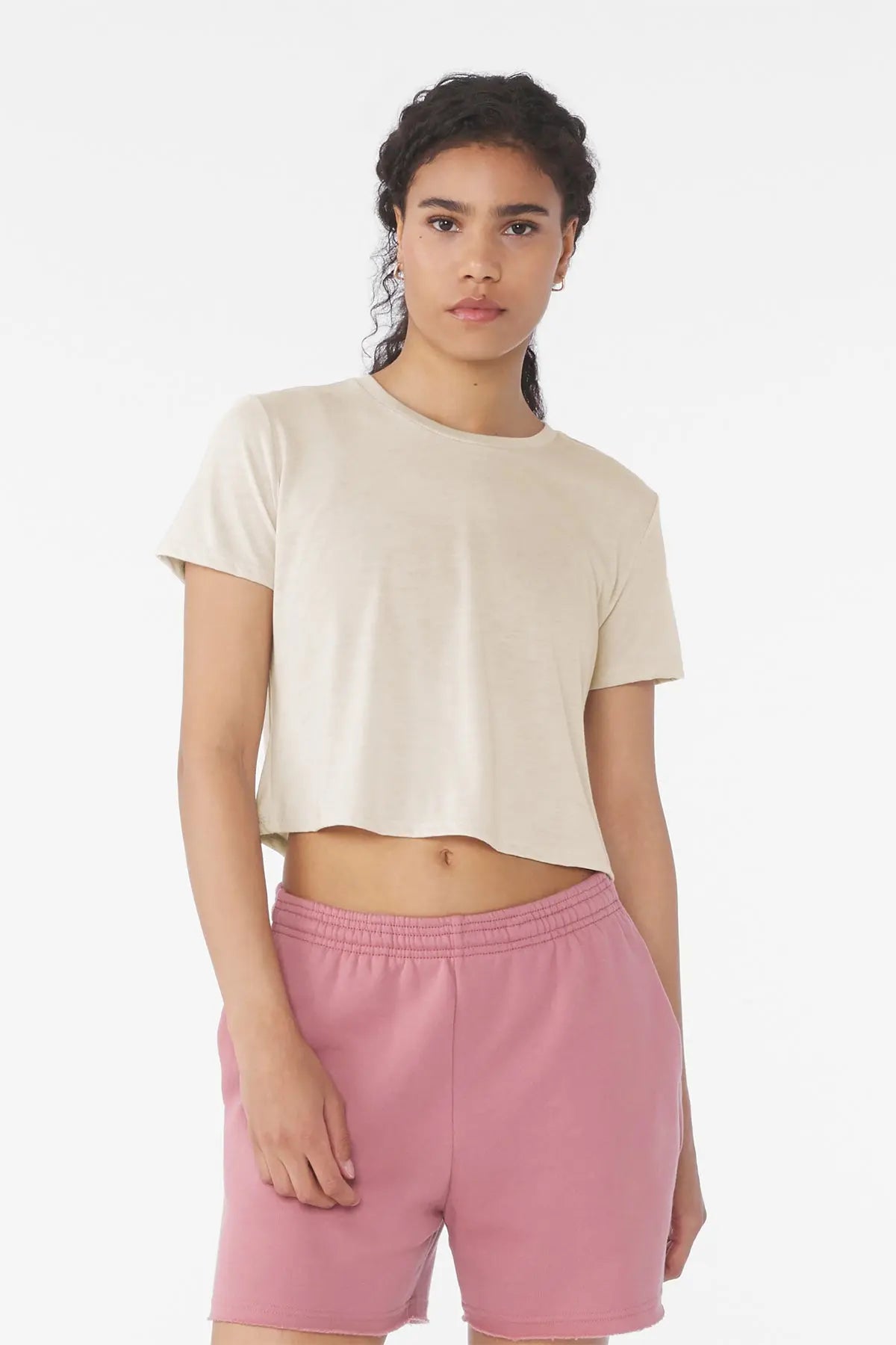 BELLA+CANVAS® Women’s Flowy Cropped Tee #BC8882