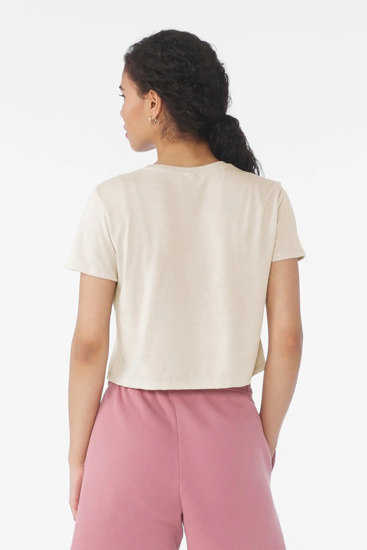 BELLA+CANVAS® Women’s Flowy Cropped Tee #BC8882
