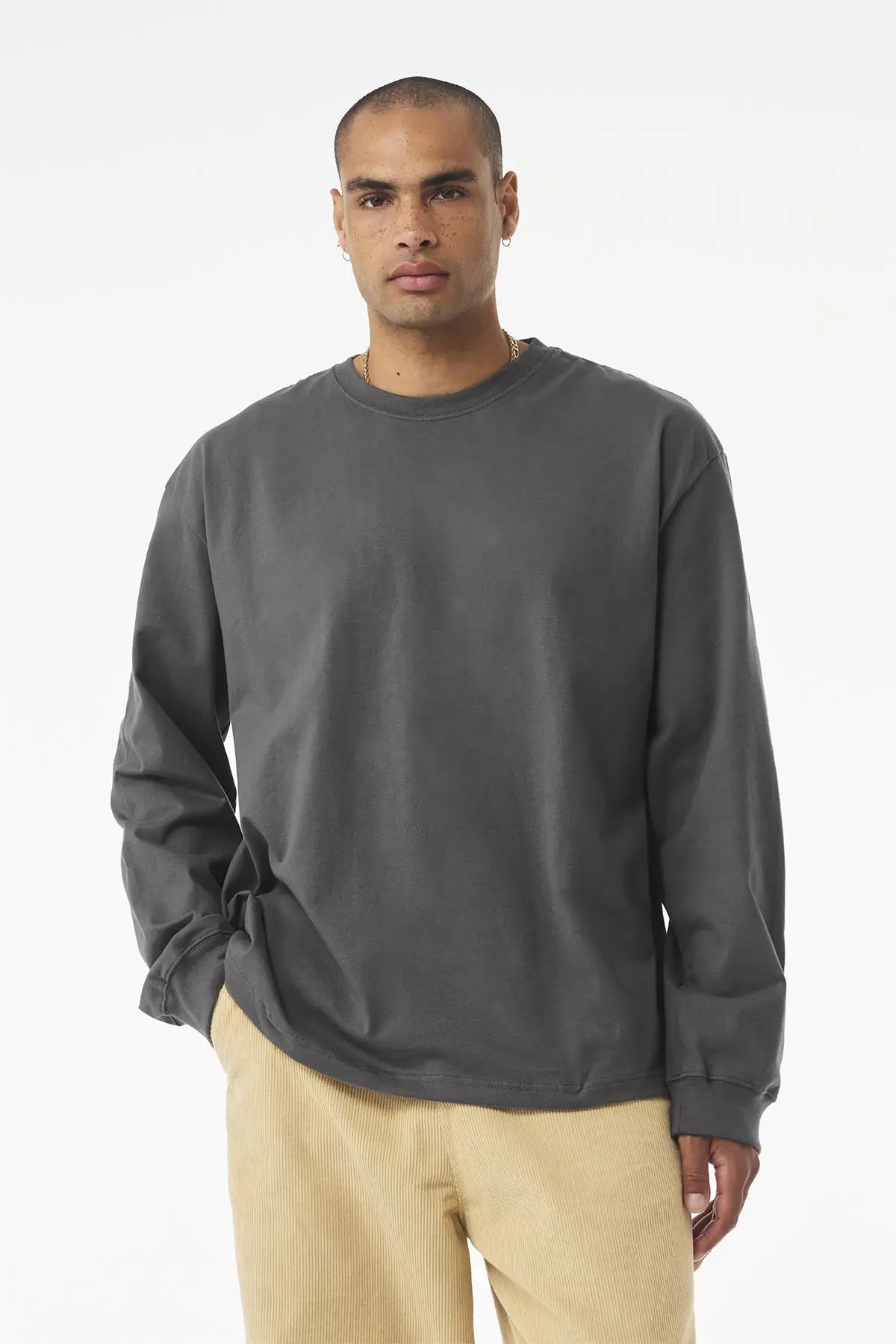 BELLA+CANVAS® Unisex 7.5-Ounce Heavyweight Long Sleeve Tee #BC4651
