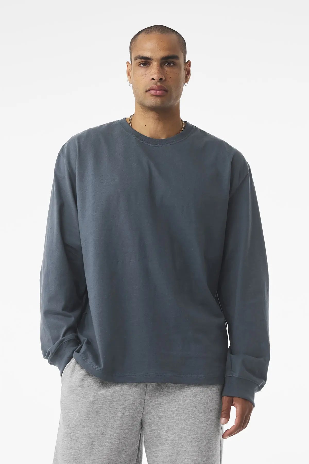 BELLA+CANVAS® Unisex 7.5-Ounce Heavyweight Long Sleeve Tee #BC4651