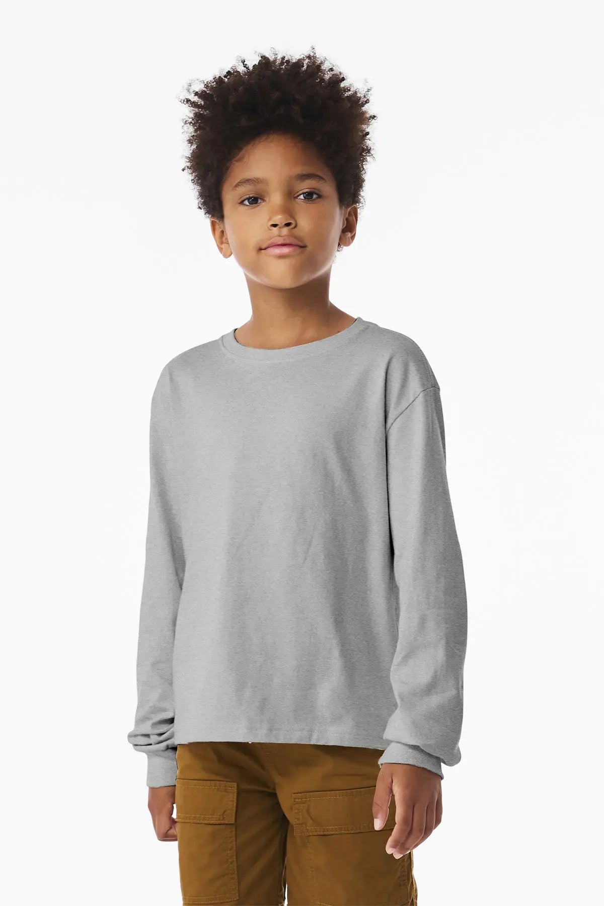 BELLA+CANVAS® Youth 6-Ounce Heavyweight Long Sleeve Tee #BC3511Y