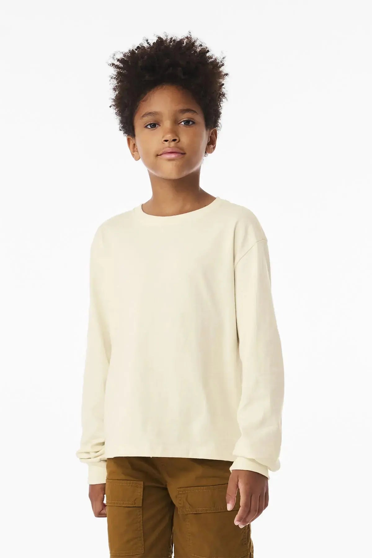 BELLA+CANVAS® Youth 6-Ounce Heavyweight Long Sleeve Tee #BC3511Y Game Over Merch
