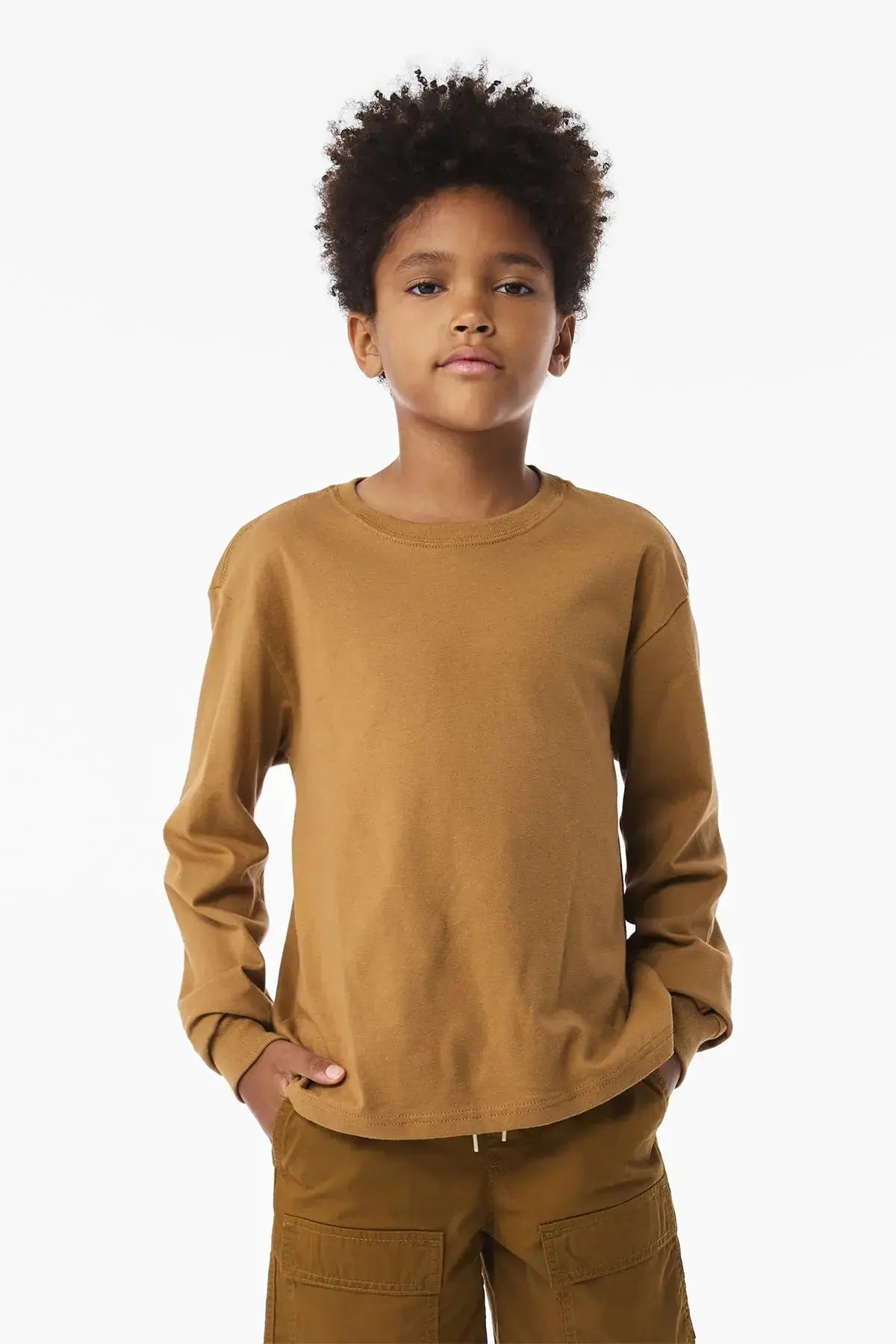 BELLA+CANVAS® Youth 6-Ounce Heavyweight Long Sleeve Tee #BC3511Y Game Over Merch