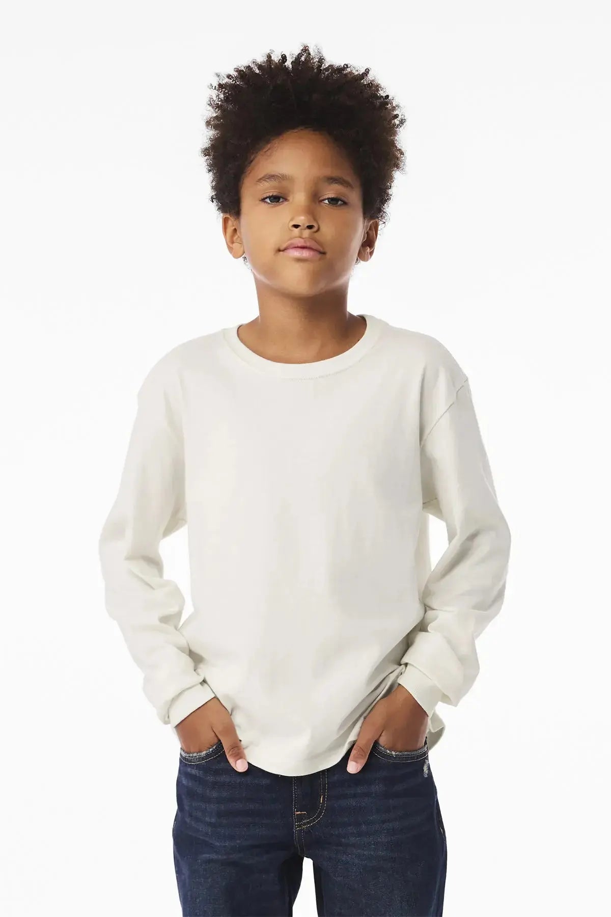 BELLA+CANVAS® Youth 6-Ounce Heavyweight Long Sleeve Tee #BC3511Y Game Over Merch