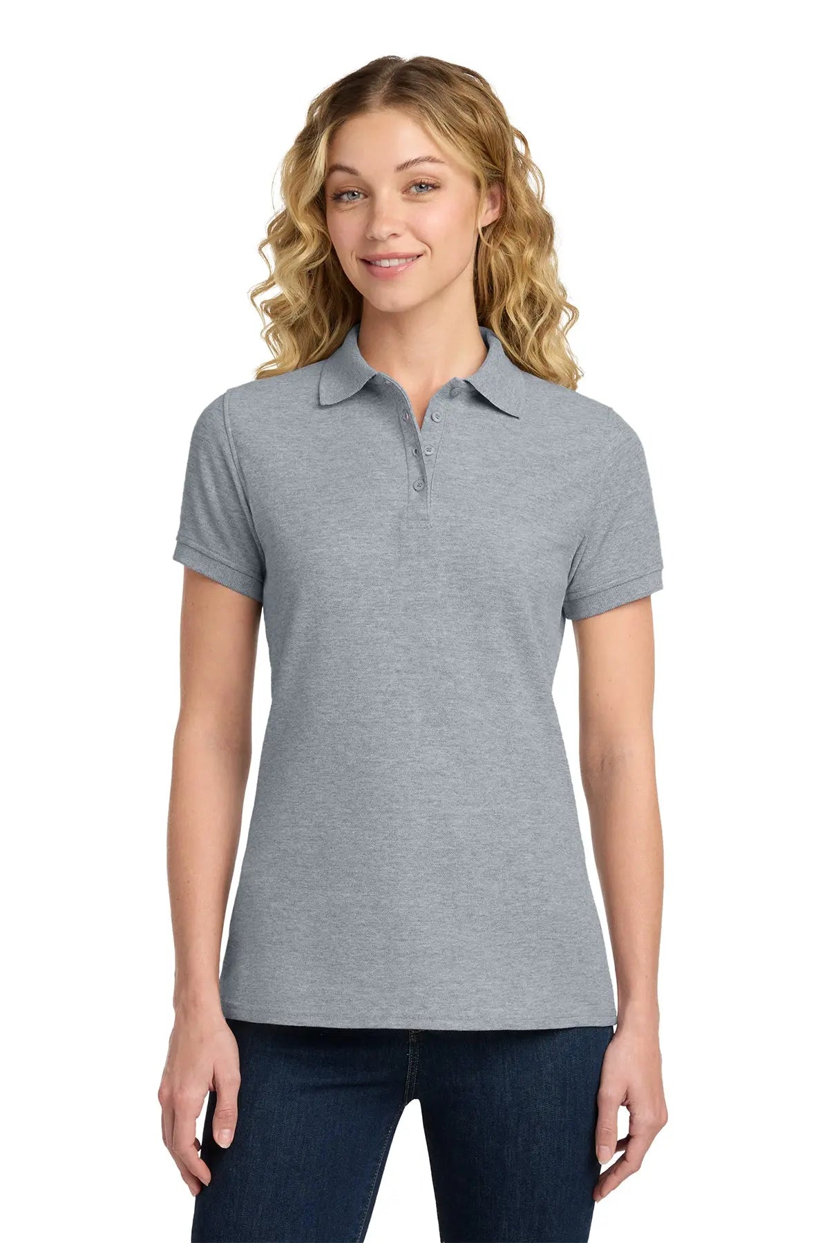 Port & Co™ Women's Core Blend Pique Polo #LKP155Game Over Merch