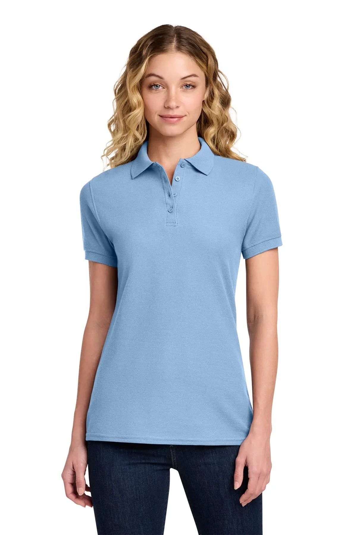 Port & Co™ Women's Core Blend Pique Polo #LKP155Game Over Merch