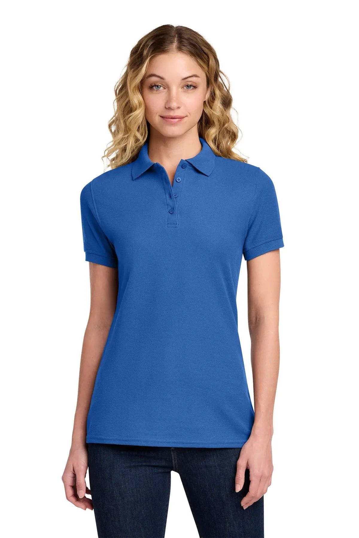 Port & Co™ Women's Core Blend Pique Polo #LKP155Game Over Merch